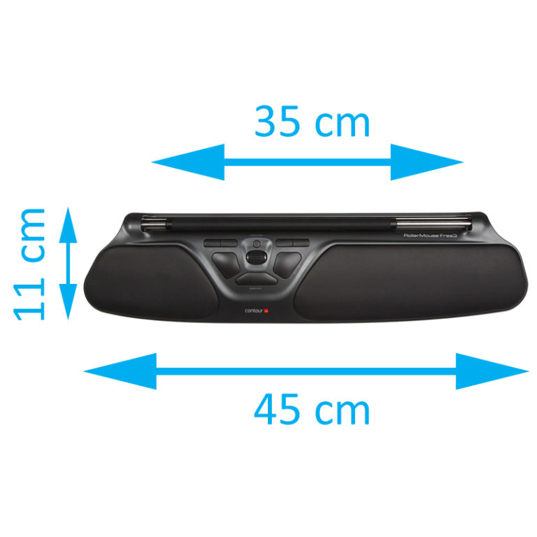 RollerMouse Free3 rullahiiri ergonominen hiiriohjain
